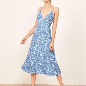 REFORMATION BLUE TALITA DRESS